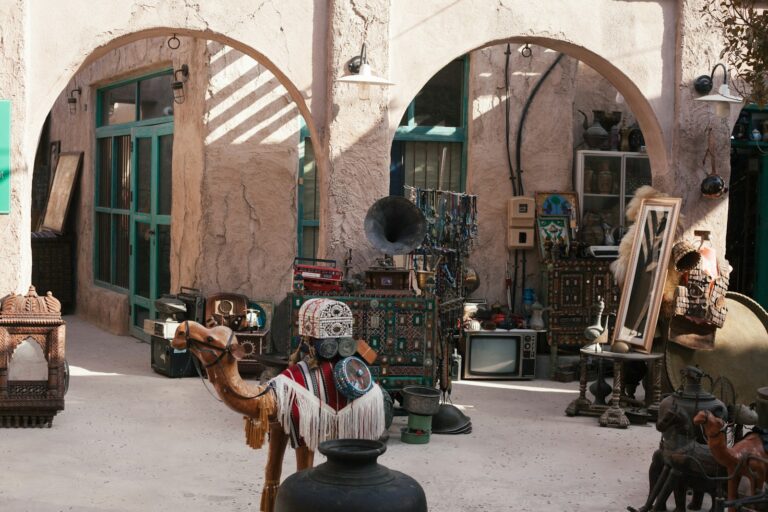 Stop motion puppets miniature film set