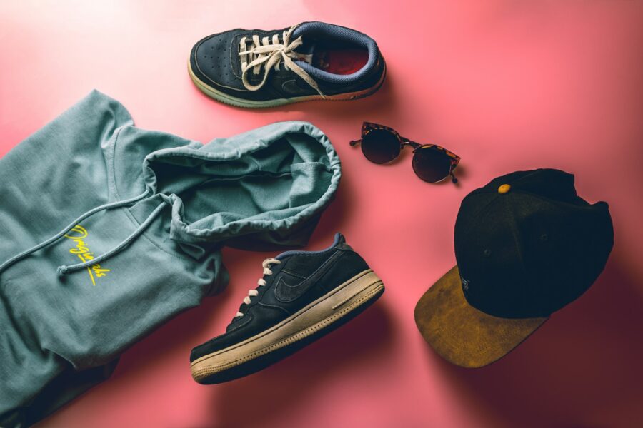 Streetwear fans graphic hoodies sneakers