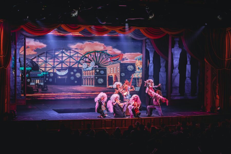 Children theatre audience stage