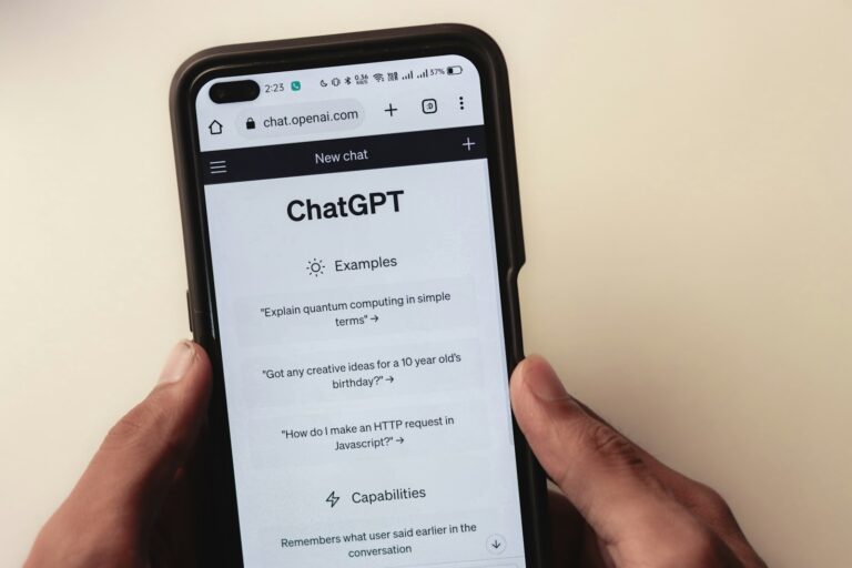 Group chat smartphone closeup