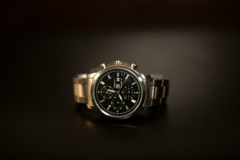 Men accessories watch bracelet closeup