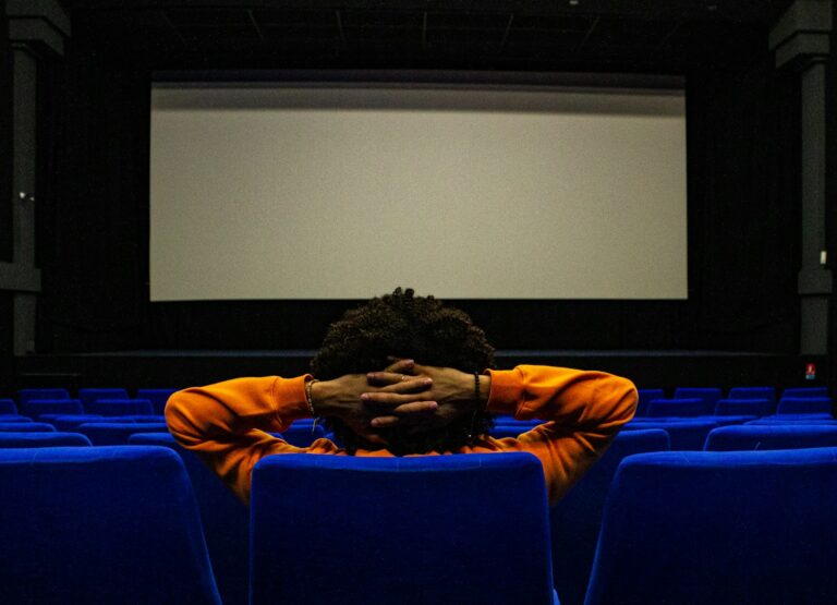 Romantic film scene cinema screen