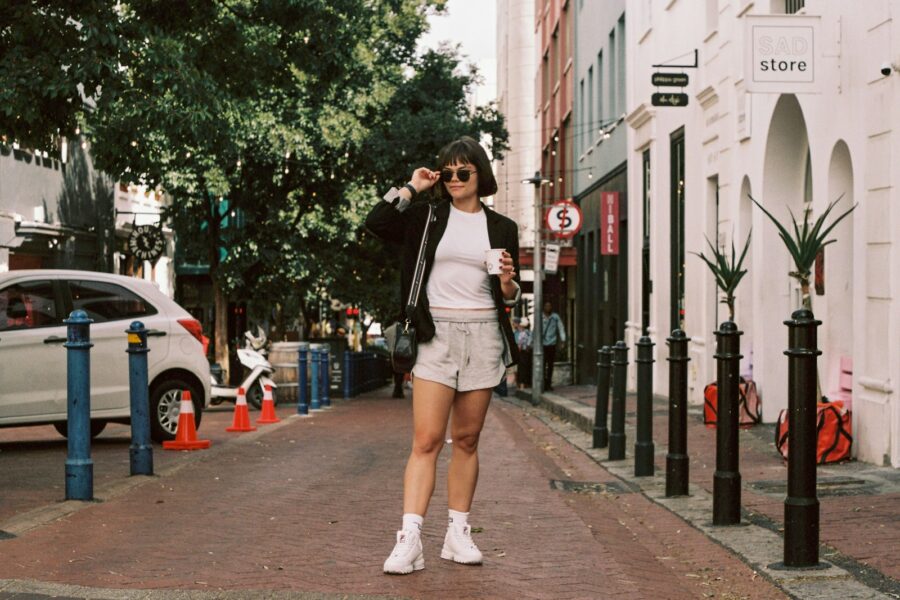 Street style outfit collage tiktok aesthetic