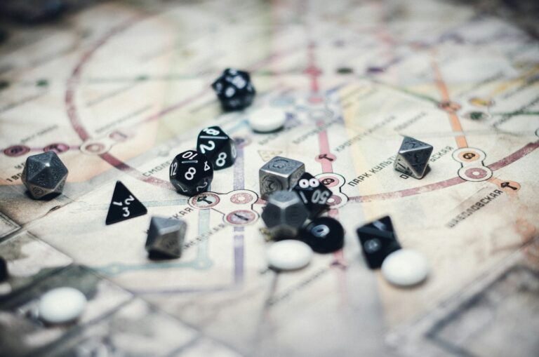 Tabletop roleplaying dice character sheets