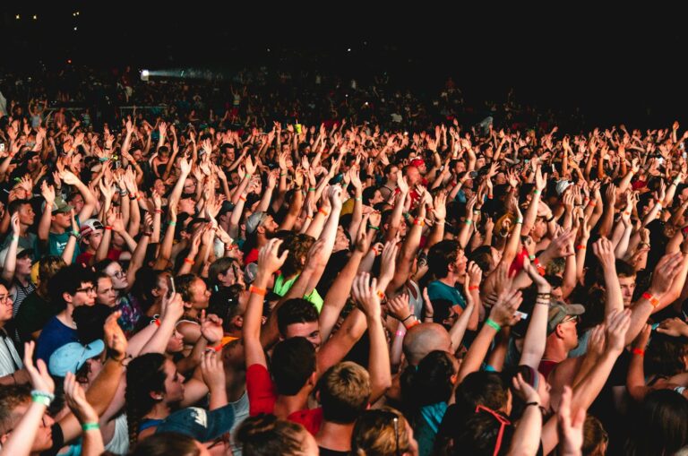 Festival crowd raised