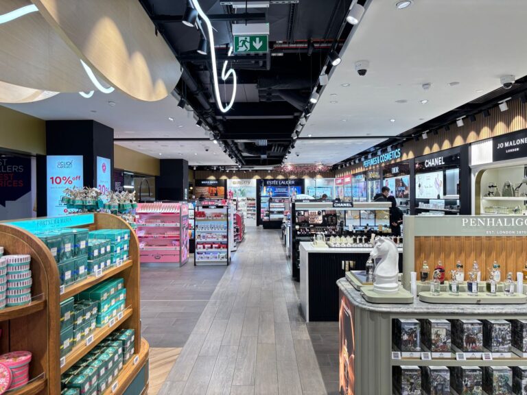 Shopping mall cosmetics
