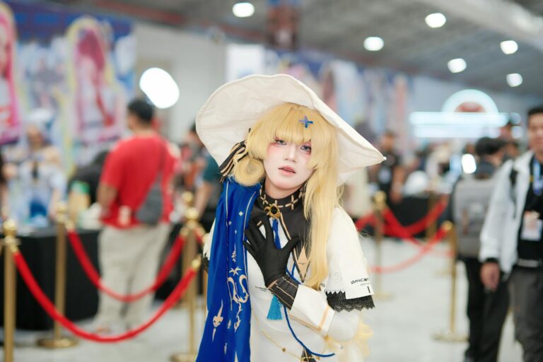 Crowded comic convention