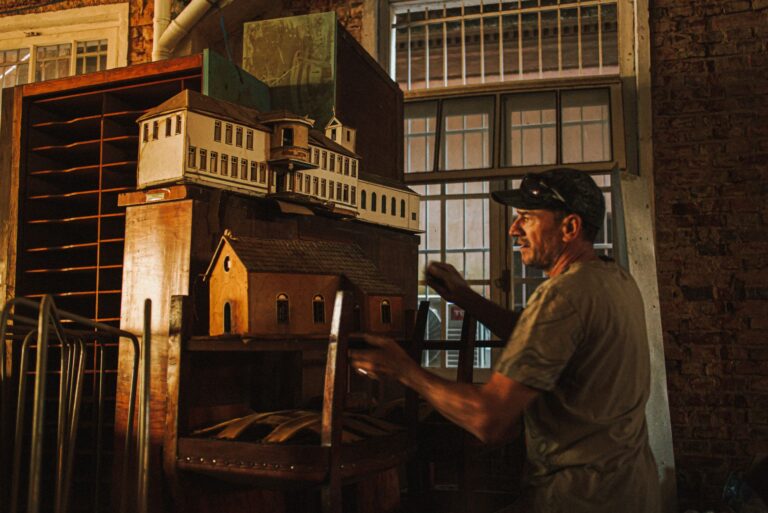 Miniature city model