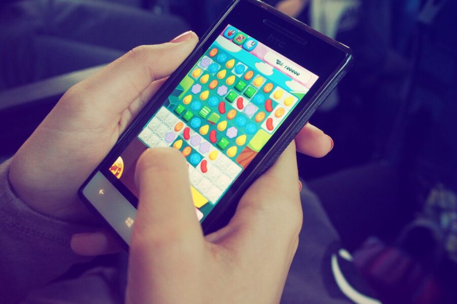 Mobile phone hands
