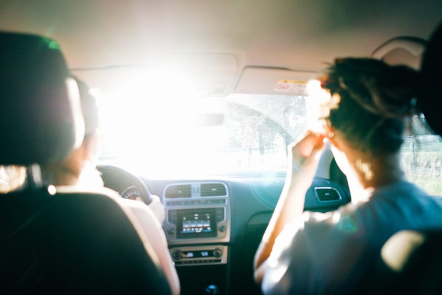 Car interior friends