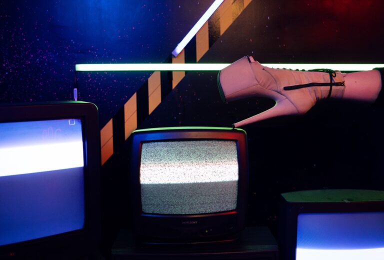 Retro television set