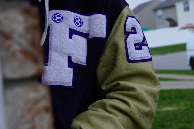 Retro varsity jacket