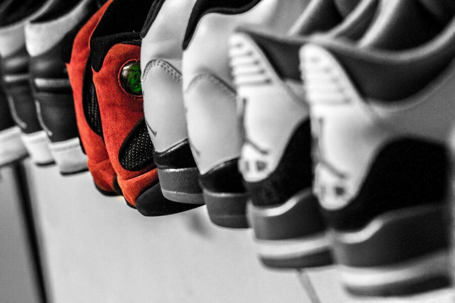 Vintage sportswear rack