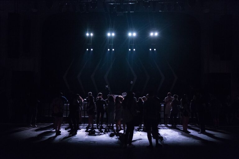 Theatre premiere audience