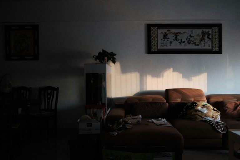 Person watching living