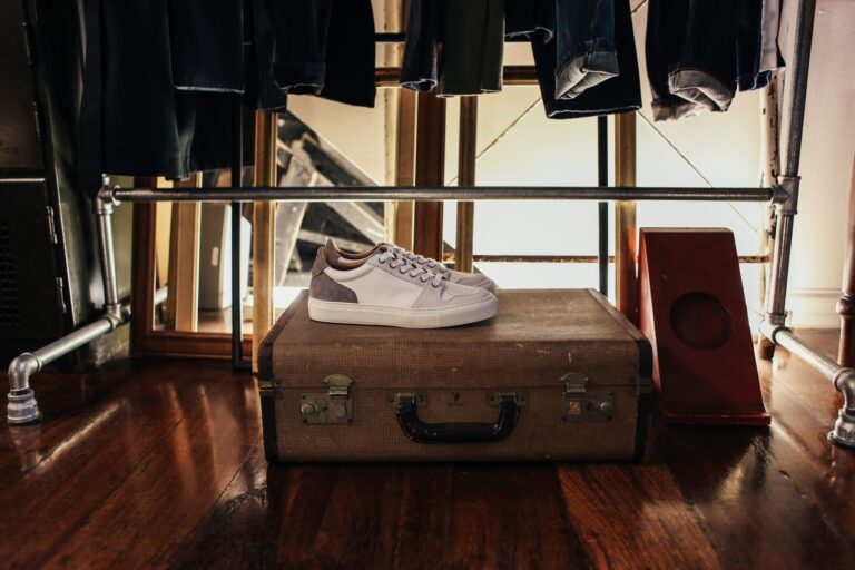 Vintage sportswear rack