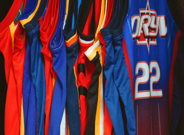 Vintage sportswear rack