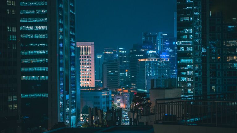 Korean city street