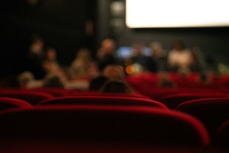 Dark movie theater